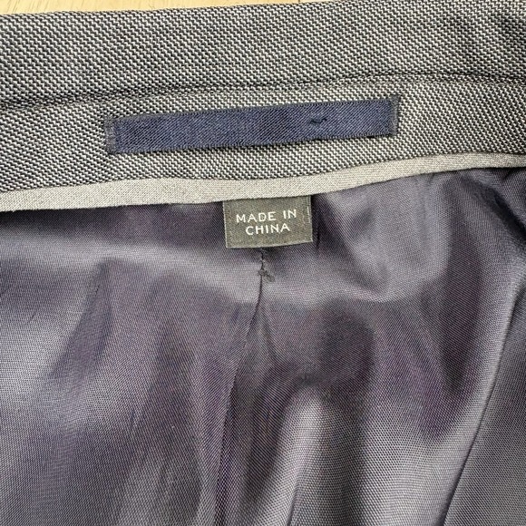 J. Crew Ludlow 4 Season Wool Suit Blazer Mens Size 40R Slim Fit Gray - Picture 6 of 14
